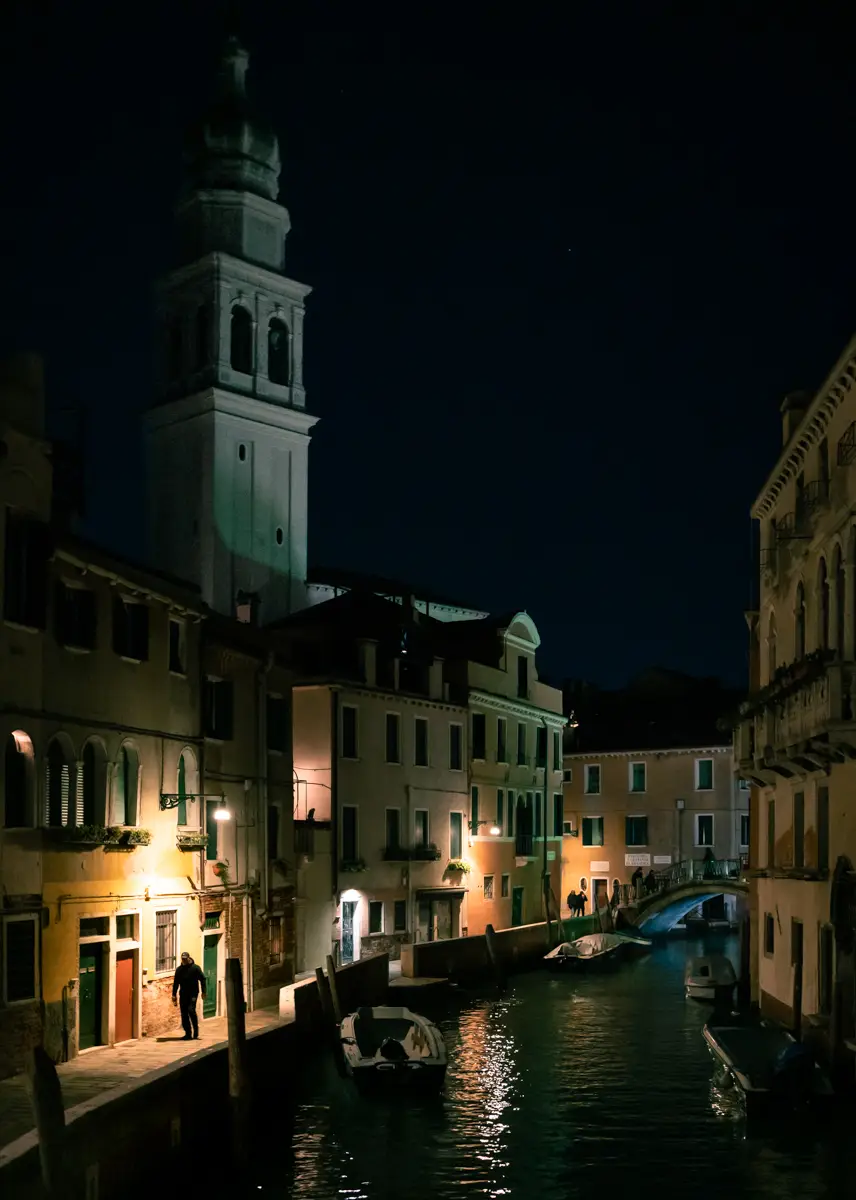 ilka mueller Night Streets Venice street